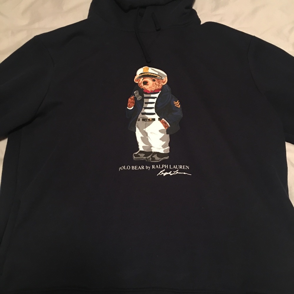 Ralph Lauren Polo Bear hoodie size L